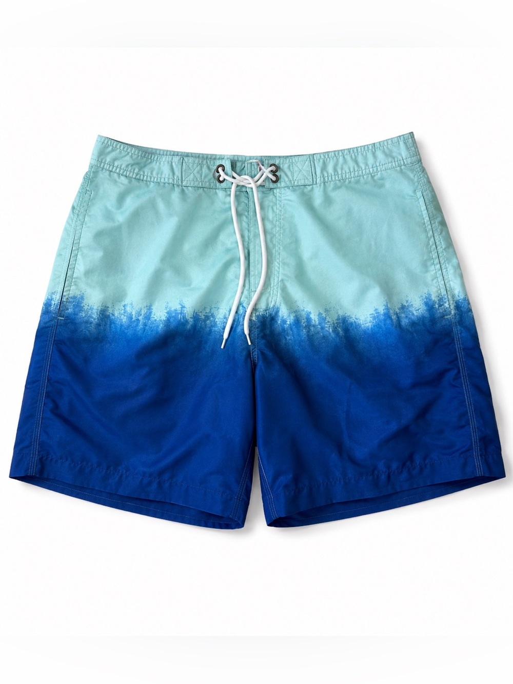 Trunks Surf & Swim Co Blue Ombre Board Shorts Swim Trunks XL